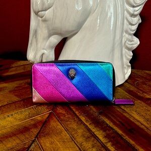 From Kurt Geiger London, the Kensington Rainbow Wallet